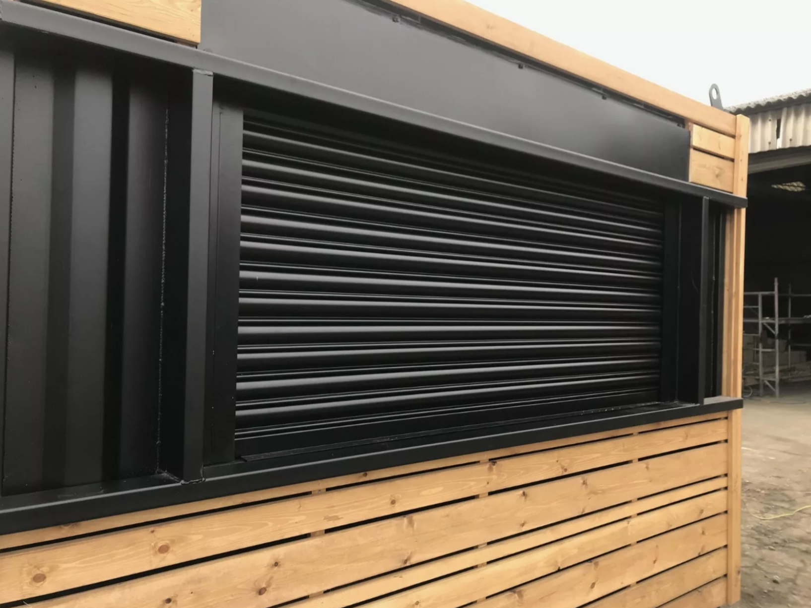 10ft x 8ft Cladded Food & Drink Kiosk Shipping Container – Modern Portable Commercial Food Outlet - Image 3