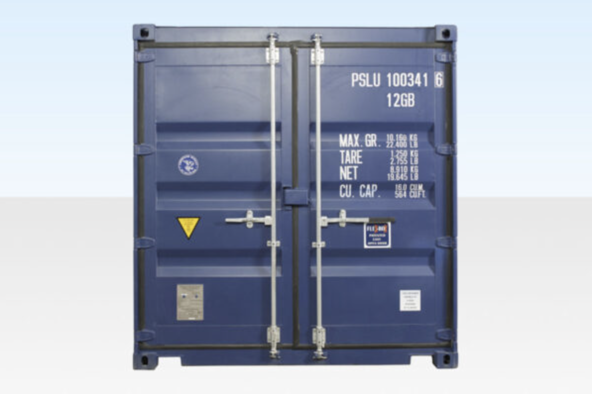 10ft x 8ft One-Trip Blue Shipping Container – Premium Steel Storage Container for Sale - Image 4