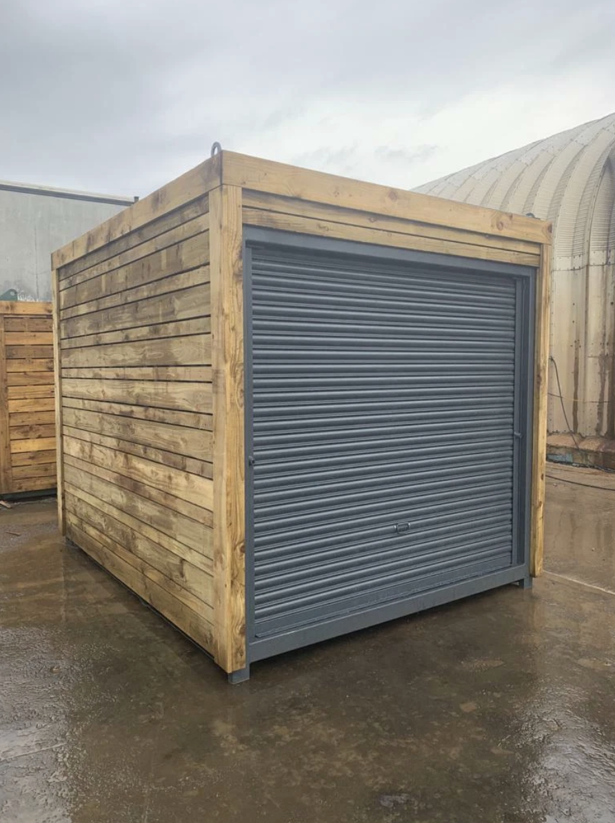 10ft x 8ft Roller Shutter Shipping Container – Compact, Secure & Easy-Access Steel Storage