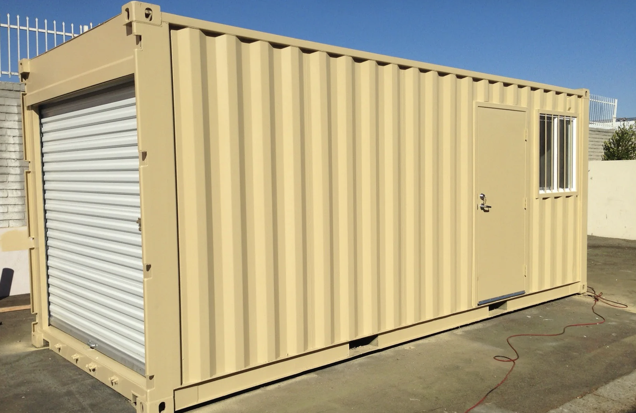 16ft Storage Container with Roll-Up Door – Secure, Weatherproof & Easy-Access Steel Storage