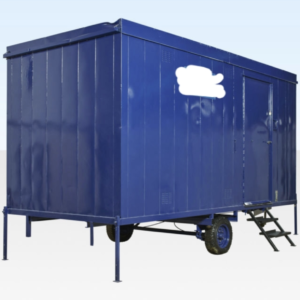 16ft x 7ft 6in Mobile Canteen Cabin – Towable Site Welfare Unit with Secure Steel Construction