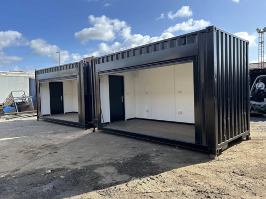 16ft x 8ft Roller Shutter Shipping Container – Secure Steel Storage with Easy Access
