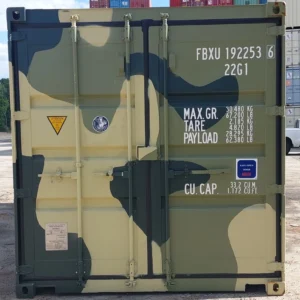 20ft Camouflage One Trip Shipping Container – New Military-Style Steel Storage Container