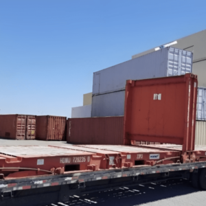 20ft Flat Rack Shipping Container – Heavy Duty Collapsible Cargo Container for Oversized Loads