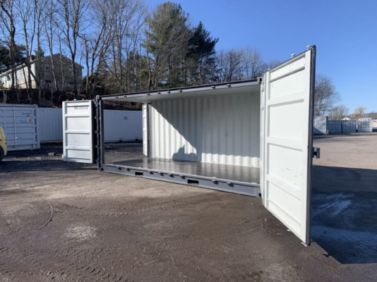 20ft Open Side Shipping Container – Full-Length Side Access Steel Storage Container