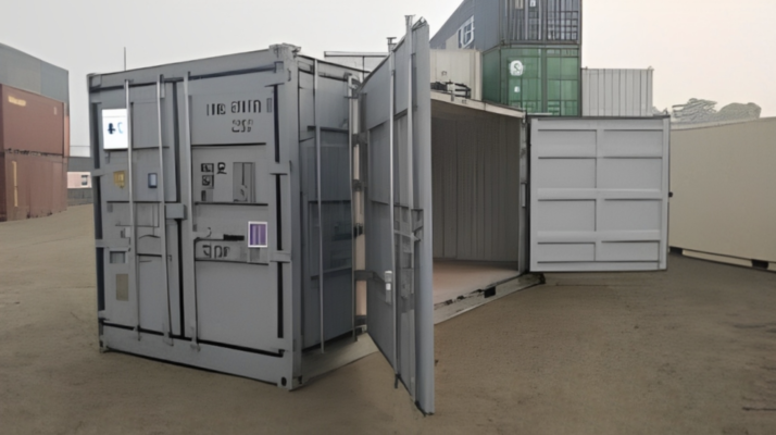 20ft Open Side Shipping Container – Full Side Access Steel Storage Container