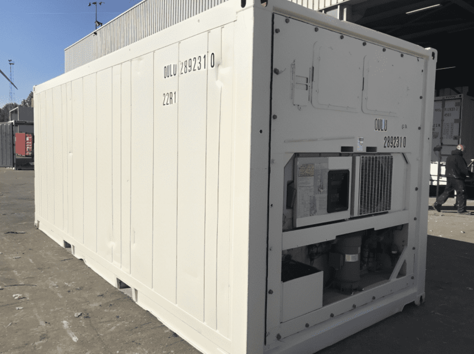 20ft Refrigerated Shipping Container – 460V/230V 3-Phase Reefer Container (-20°F to 70°F)