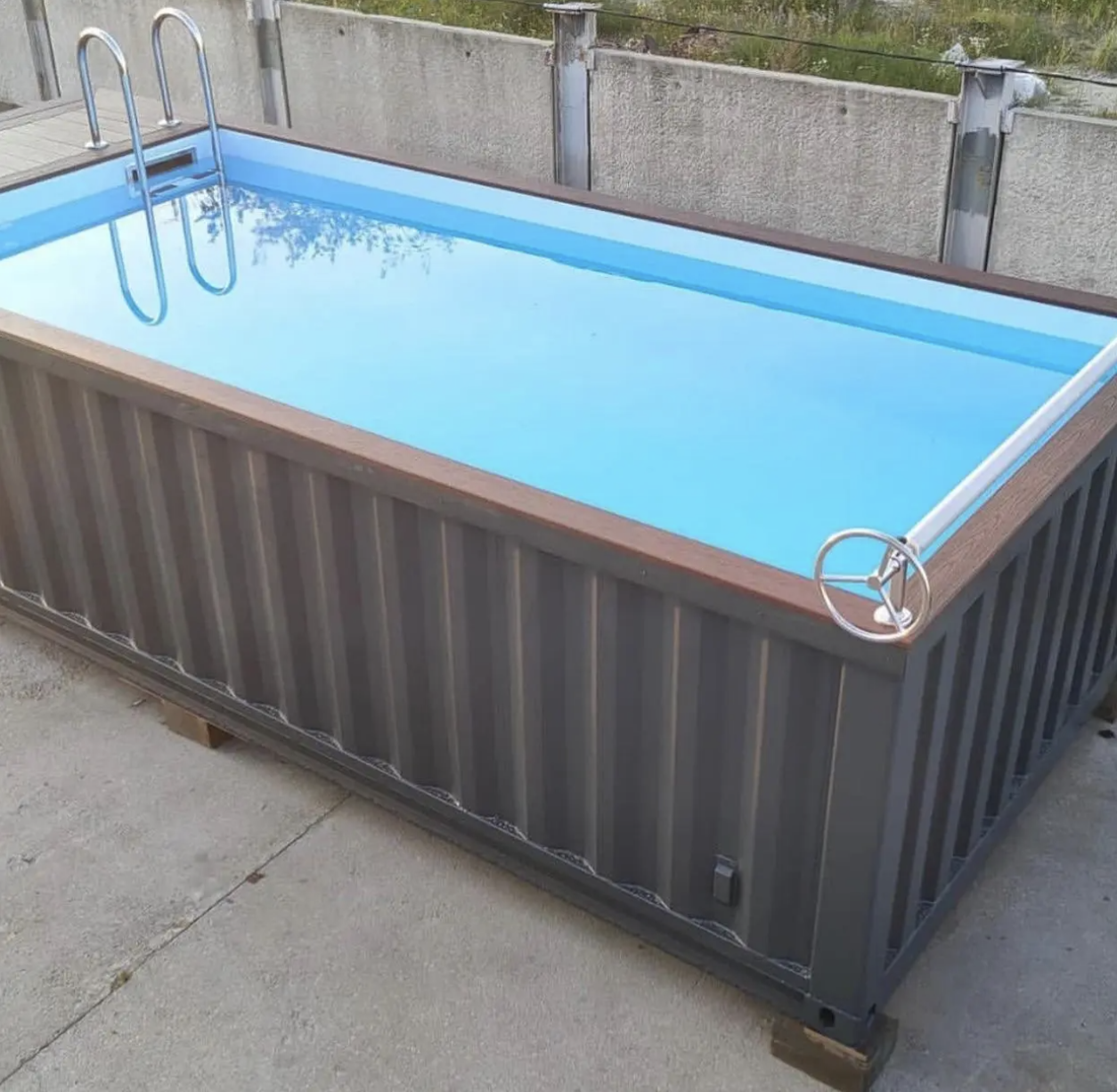 20ft Shipping Container Swimming Pool – Modular Above-Ground Steel Pool with Integrated Filtration - Image 6