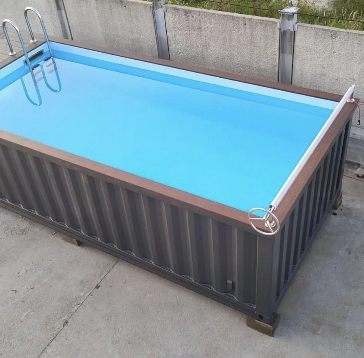 20ft Shipping Container Swimming Pool – Modular Above-Ground Steel Pool with Integrated Filtration - Image 8