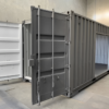 20ft Shipping Container with Side Roll-Up Door – Heavy-Duty Steel Storage with Convenient Side Access