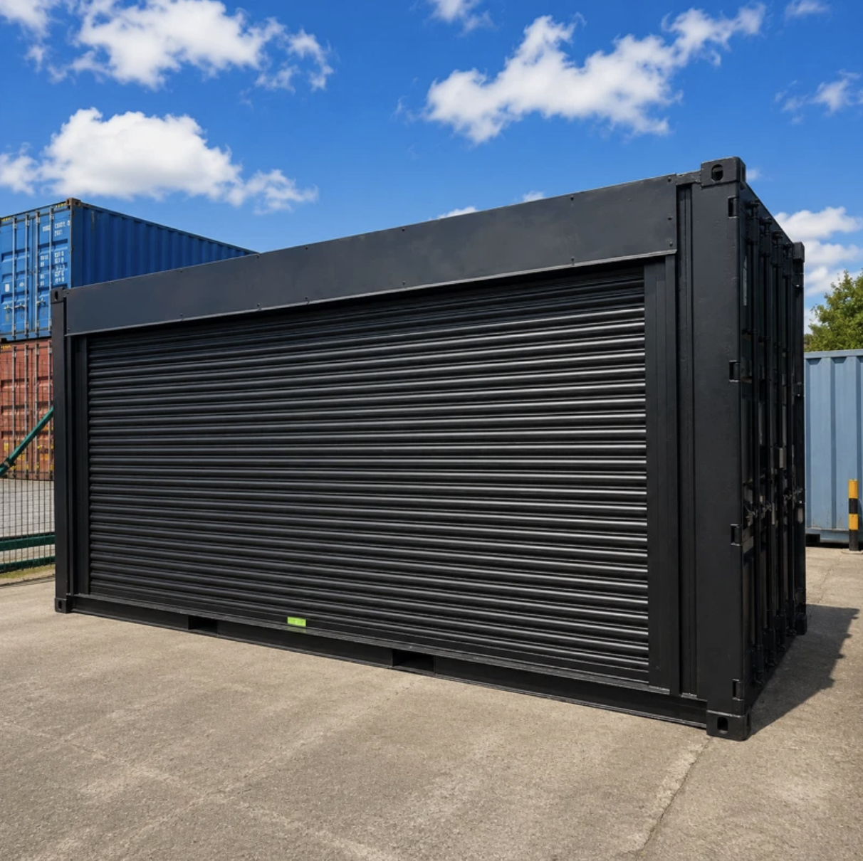 20ft Side Roller Door Shipping Container – Secure Self Storage Unit with Heavy-Duty Roller Shutter - Image 4