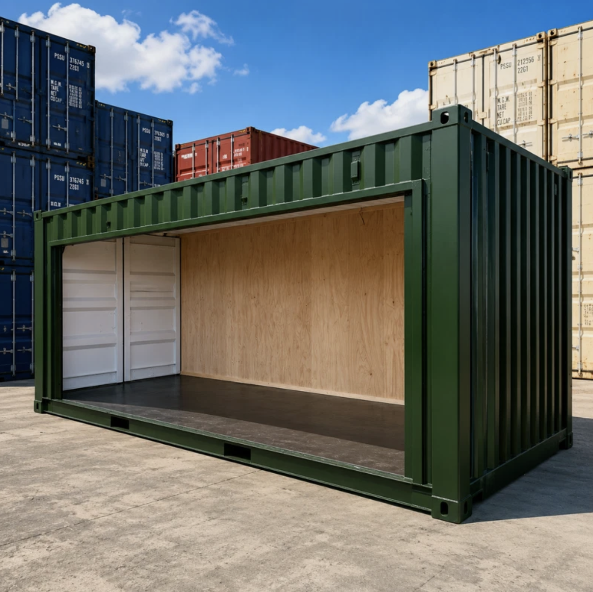 20ft Side Roller Door Shipping Container – Secure Self Storage Unit with Heavy-Duty Roller Shutter - Image 6