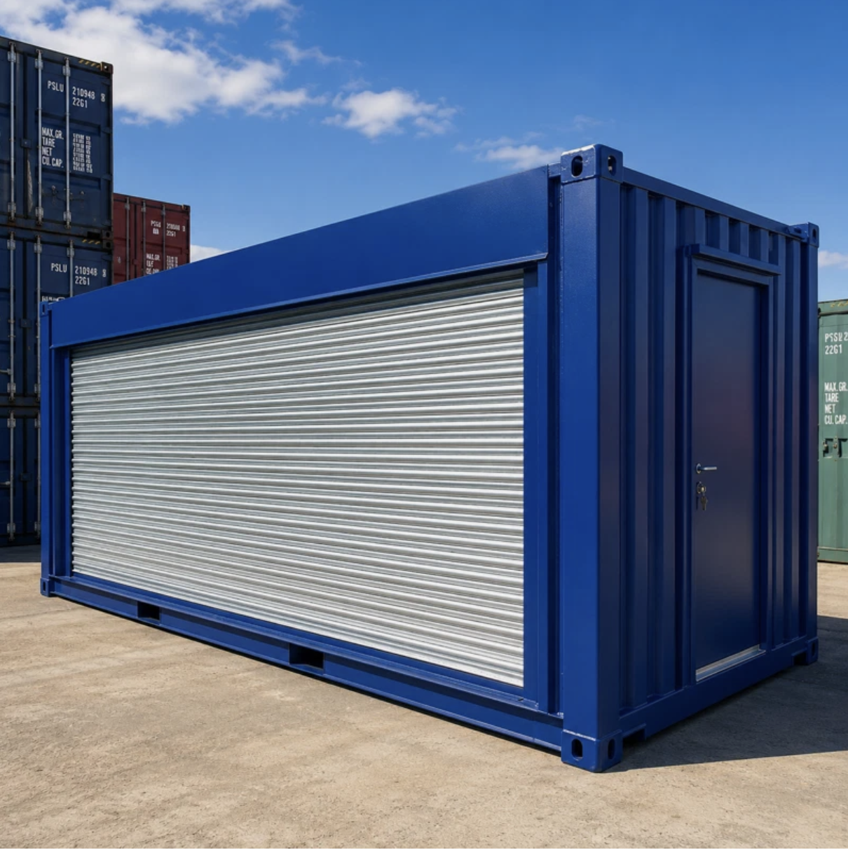 20ft Side Roller Door Shipping Container – Secure Self Storage Unit with Heavy-Duty Roller Shutter - Image 7