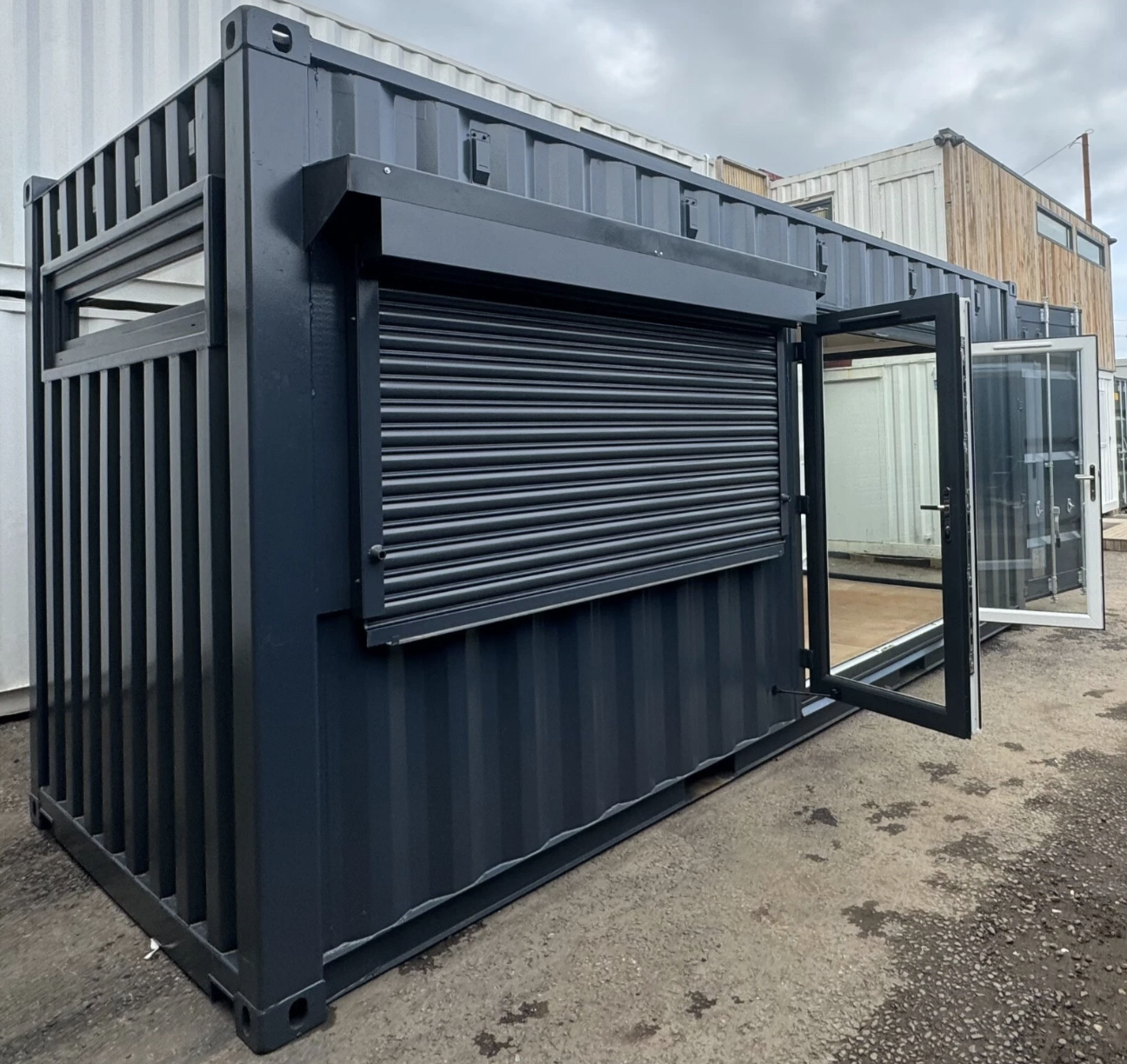 20ft x 8ft Custom Shipping Container Conversion – Portable Building & Modular Space - Image 3
