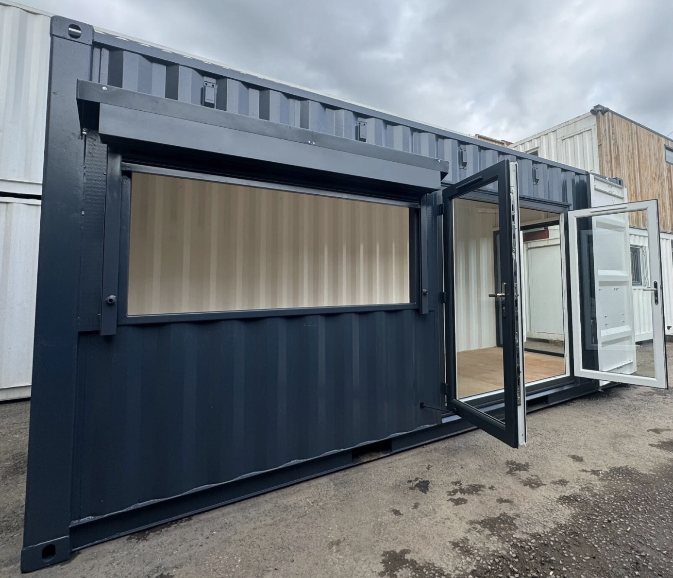 20ft x 8ft Custom Shipping Container Conversion – Portable Building & Modular Space - Image 4