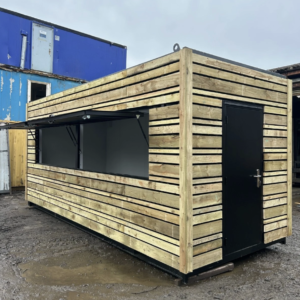 20ft x 8ft Shipping Container Food Kiosk – Street Food, Coffee Shop & Pop-Up Restaurant Unit