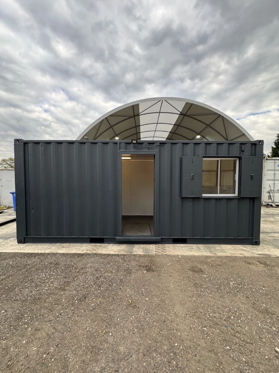 20ft x 8ft Site Office & Canteen Shipping Container – Staff Changing Room & Welfare Unit - Image 5