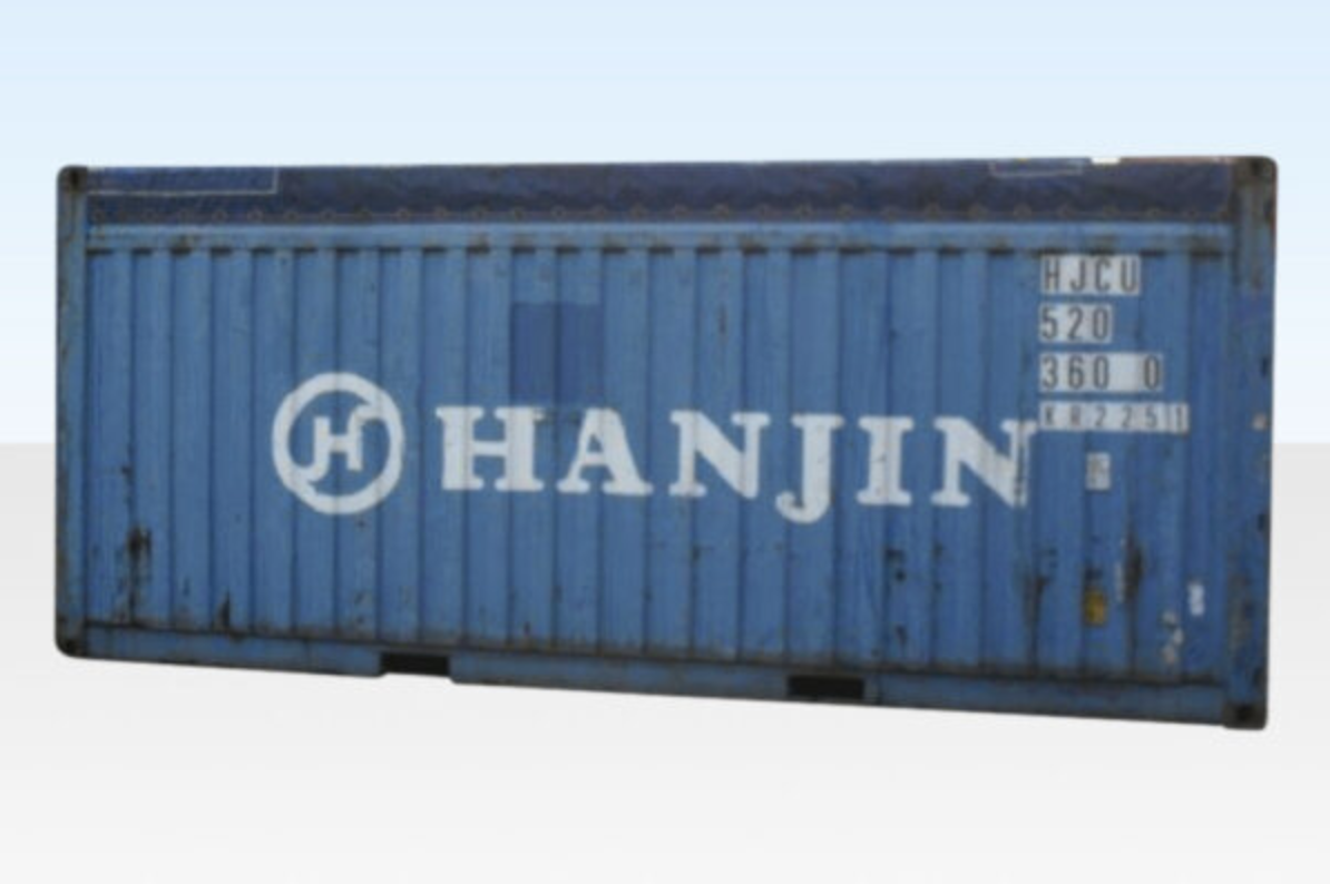 20ft x 8ft Used Open Top Shipping Container – Heavy Duty Steel Cargo Storage Container - Image 3