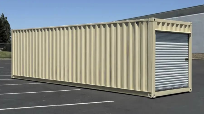 30ft Storage Container with Roll-Up Door – Heavy-Duty Steel Storage Container with Secure Roll-Up Access