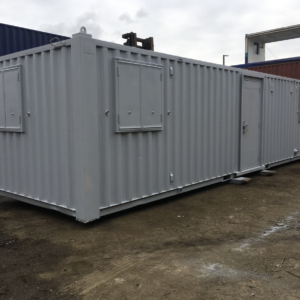 32ft x 10ft Office Shipping Container – Portable Modular Office for Commercial & Job Site Use