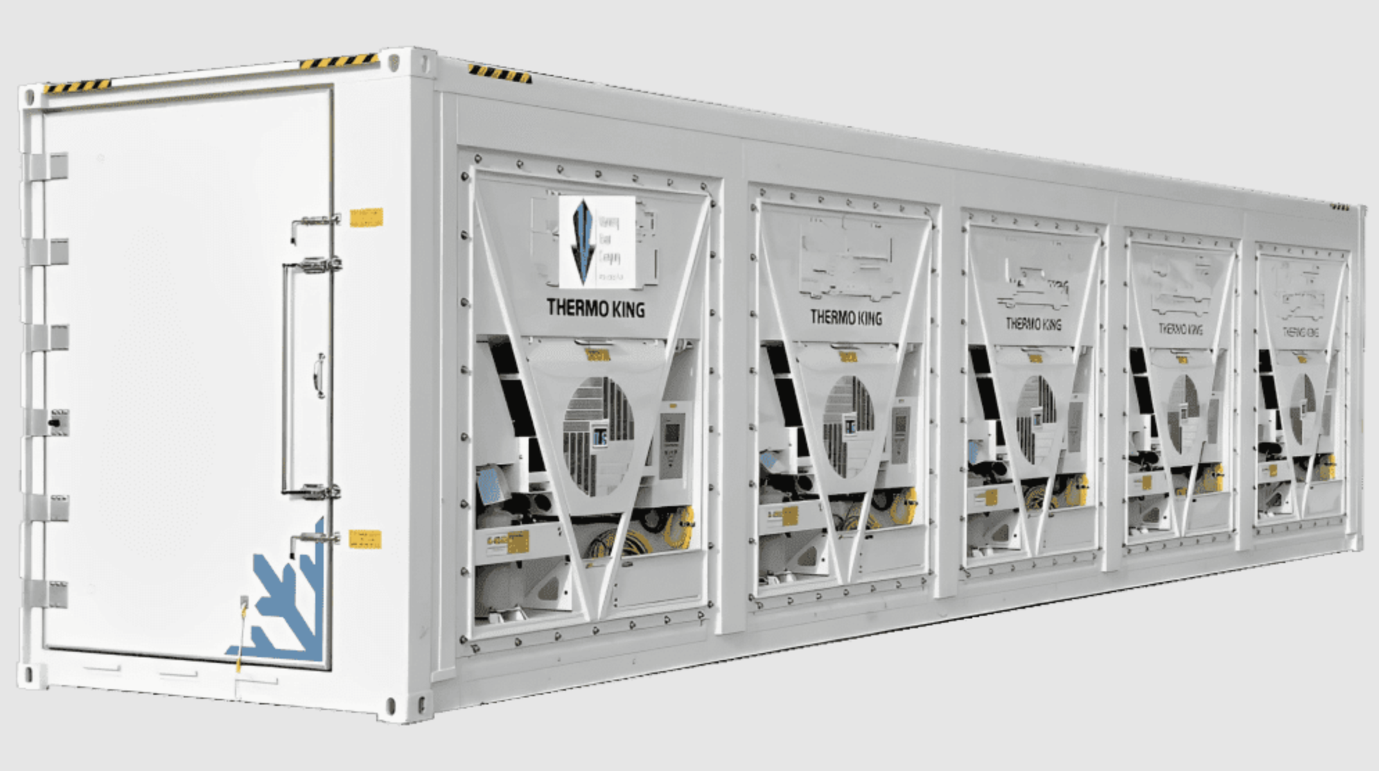 40ft Blast Freezer Container – Ultra-Low Temperature Cold Storage (-40°F to 70°F, 460V:230V 3-Phase)