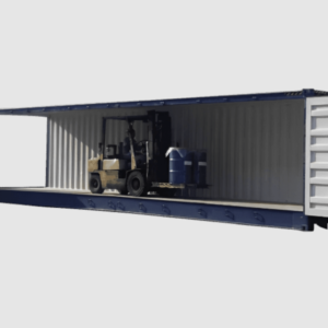 Alternative view of 40ft High Cube Full Side Access Shipping Container – Extra Tall Steel Storage with Full-Length Side Opening Doors