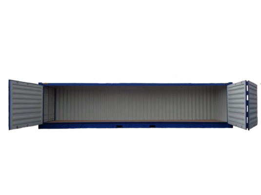 40ft High Cube Full Side Access Shipping Container – Extra Tall Steel Storage with Full-Length Side Opening Doors