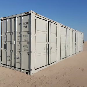 40ft High Cube Multi-Door Shipping Container – Extra-Tall Steel Storage Container with Multiple Access Doors
