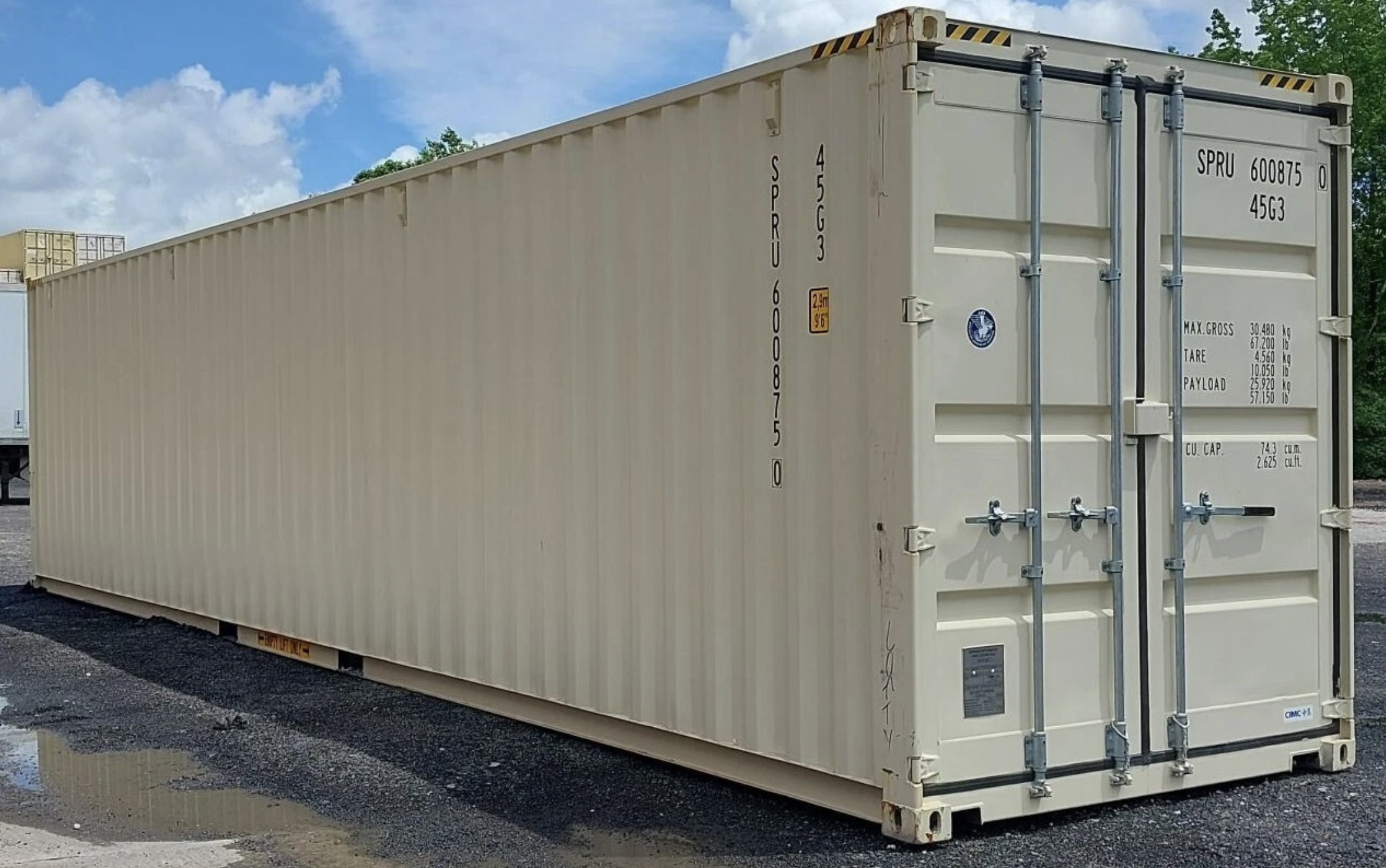 40ft New One-Trip Open Side High Cube Shipping Container with 4 Side Doors – Easy Access Storage & Cargo Solution - Image 3