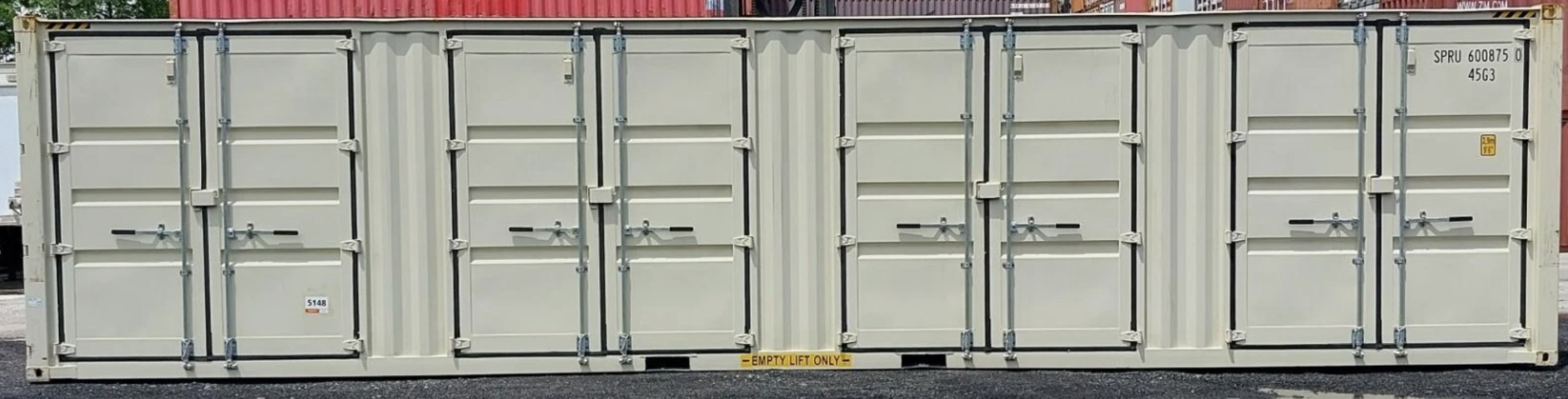 40ft New One-Trip Open Side High Cube Shipping Container with 4 Side Doors – Easy Access Storage & Cargo Solution - Image 6