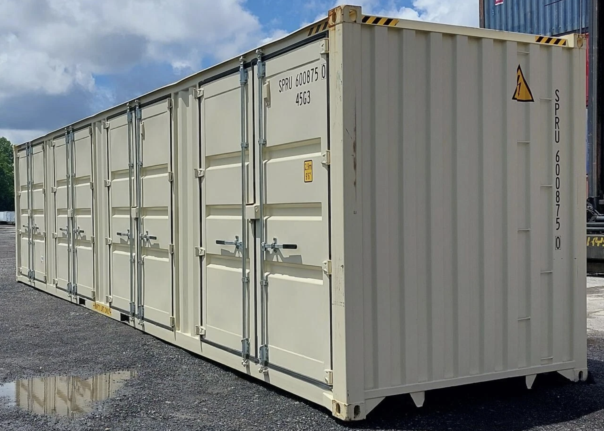 40ft New One-Trip Open Side High Cube Shipping Container with 4 Side Doors – Easy Access Storage & Cargo Solution - Image 7