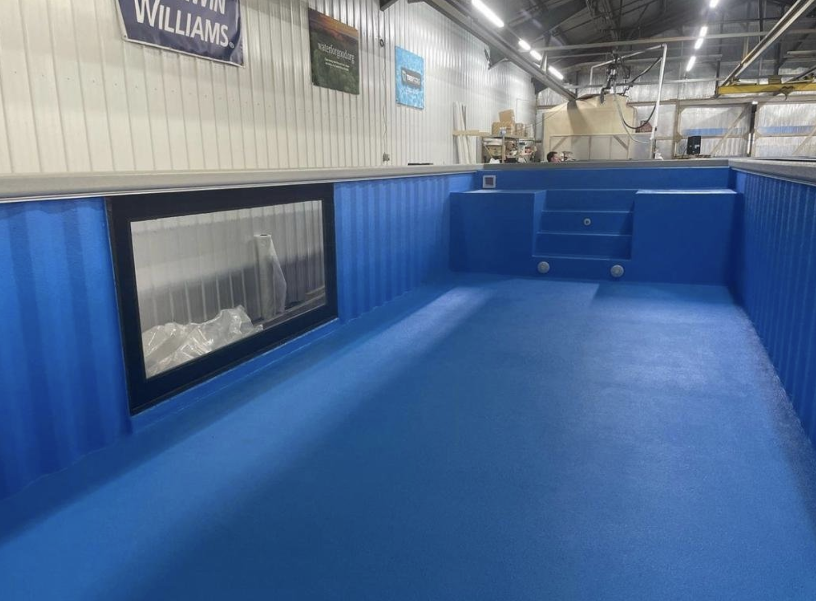 40ft Shipping Container Pool – Modular Steel Swimming Pool with Integrated Filtration System