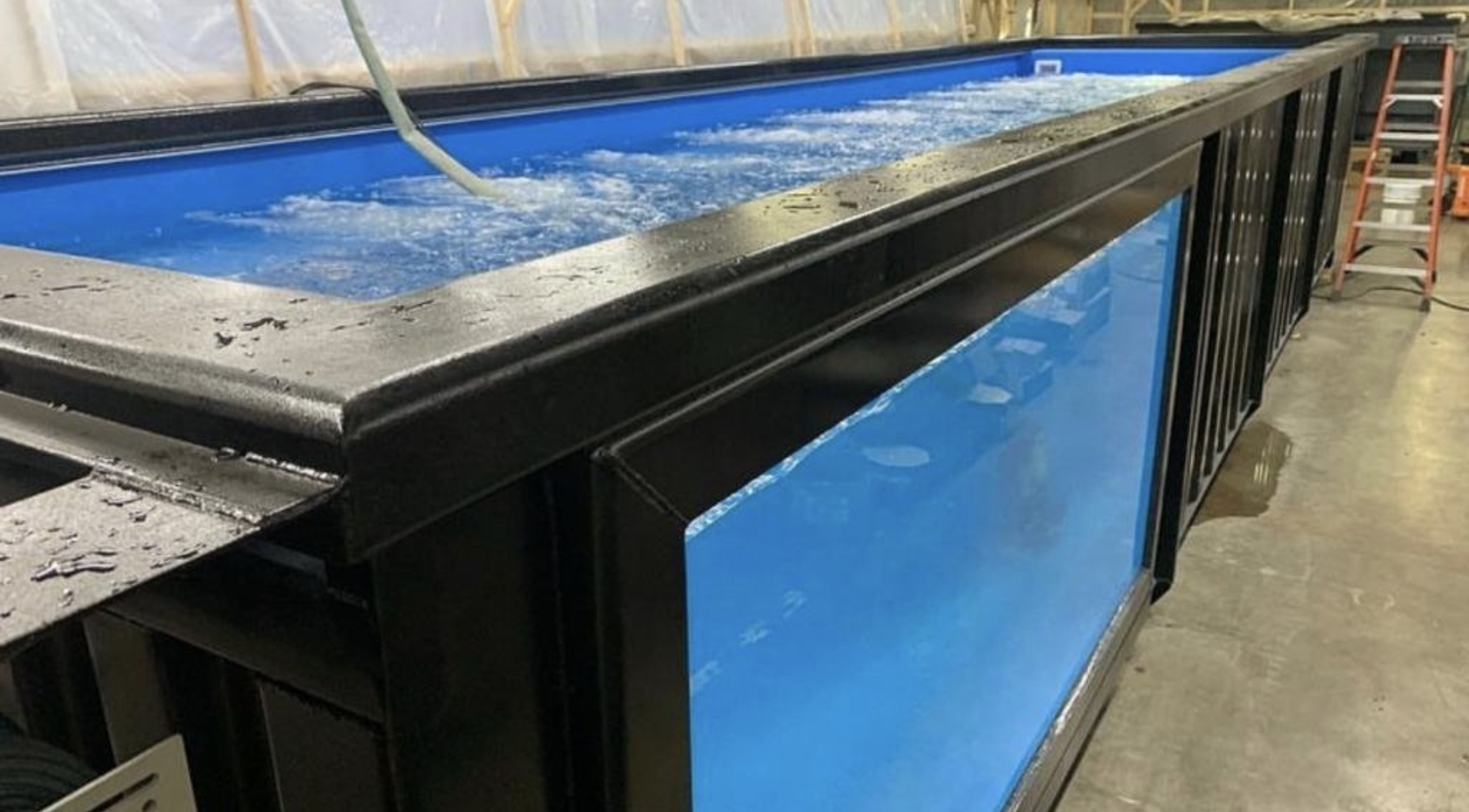 40ft Shipping Container Pool – Modular Steel Swimming Pool with Integrated Filtration System - Image 5