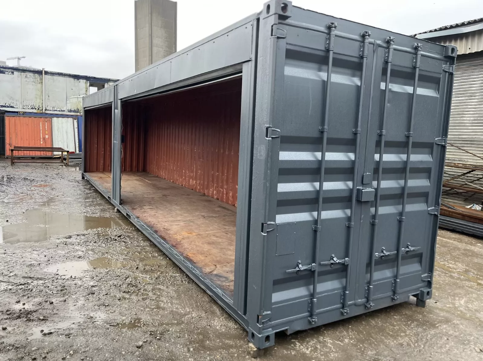 40ft x 8ft Roller Shutter Shipping Container – Heavy-Duty Steel Storage with Easy Access - Image 3