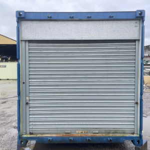 40ft x 8ft Shipping Container with Roller Shutter Door – ISO Steel Storage Container