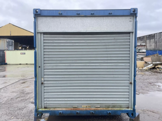 40ft x 8ft Shipping Container with Roller Shutter Door – ISO Steel Storage Container