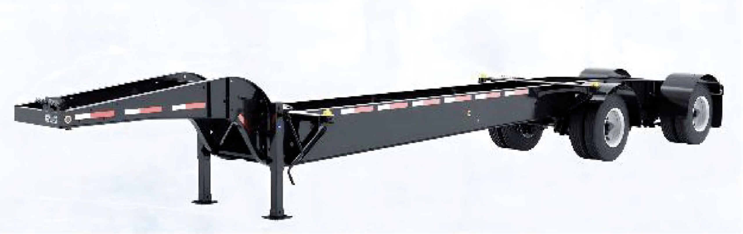 43ft ISO Tank Container Chassis – Heavy Duty 4 Twist Lock Intermodal Tank Container Trailer