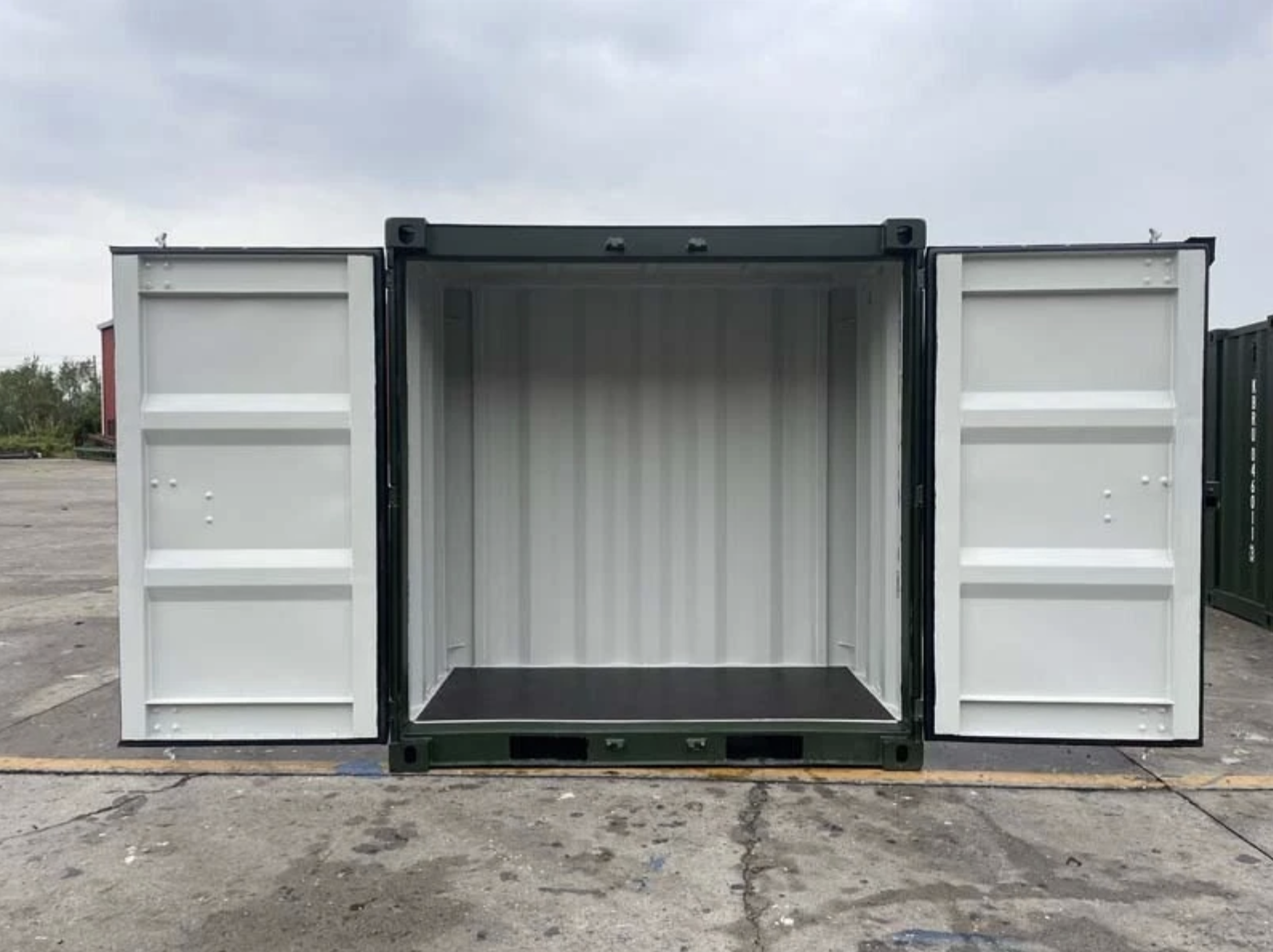 4ft x 7ft One-Trip Shipping Storage Container – Compact Steel Storage Solution - Image 3