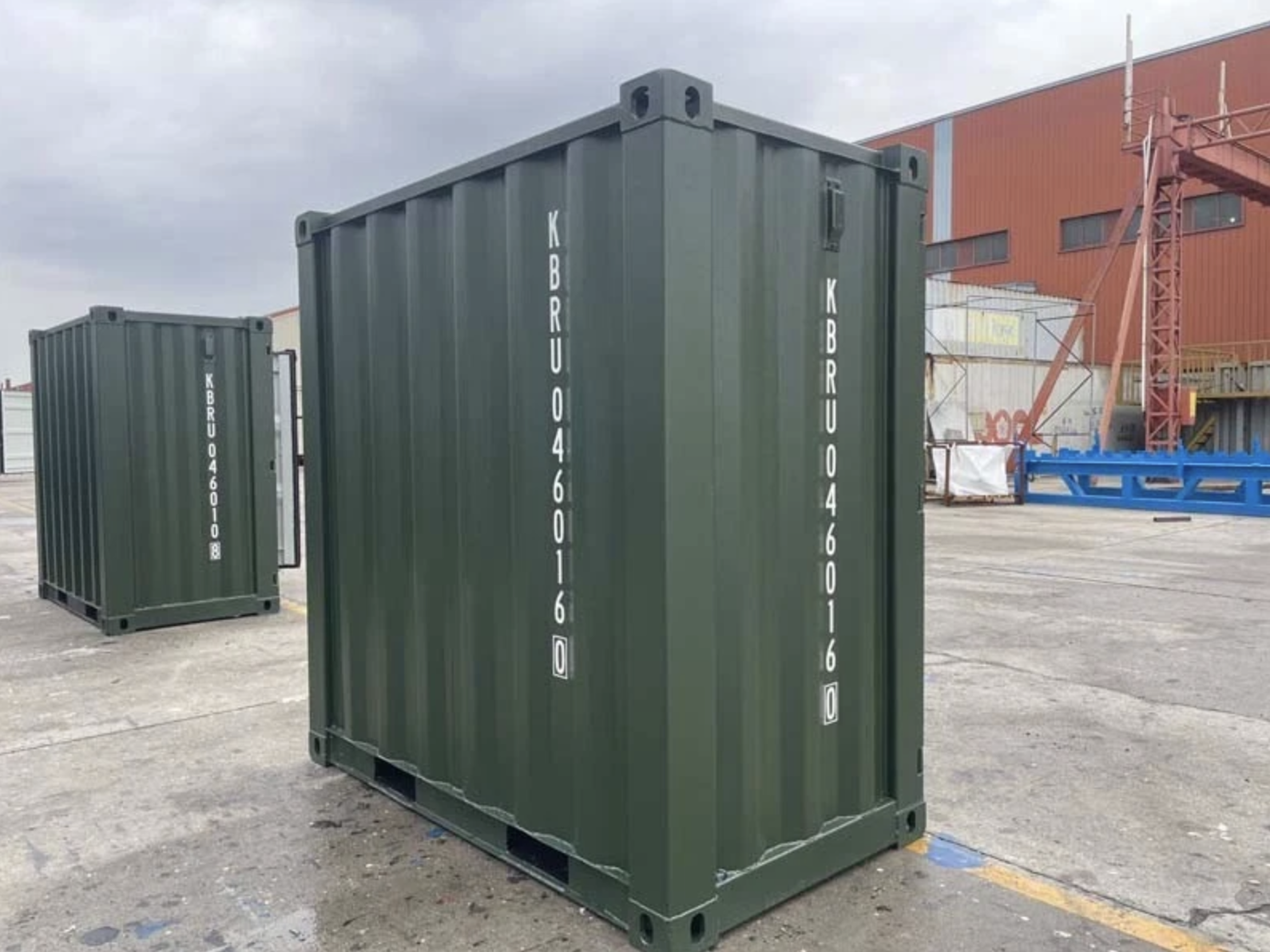 4ft x 7ft One-Trip Shipping Storage Container – Compact Steel Storage Solution - Image 4