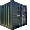 6ft x 6ft Compact Shipping Storage Container – Secure Steel Mini Storage Unit
