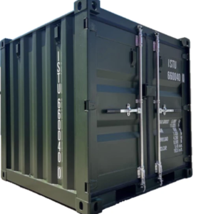 6ft x 6ft Compact Shipping Storage Container – Secure Steel Mini Storage Unit