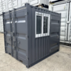 7ft Shipping Container Welfare Unit – Portable Office, Site Cabin & Garden Workspace