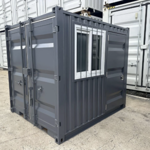 7ft Shipping Container Welfare Unit – Portable Office, Site Cabin & Garden Workspace