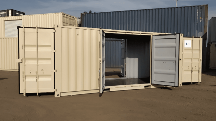 20ft Quad Door Shipping Container – Four-Side Access Secure Steel Storage Container