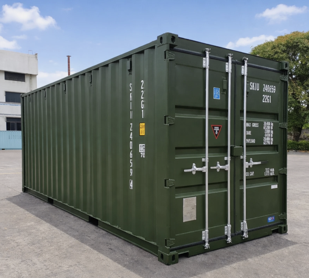 New 20ft One-Trip Shipping Container – Wind & Watertight Steel Storage Unit