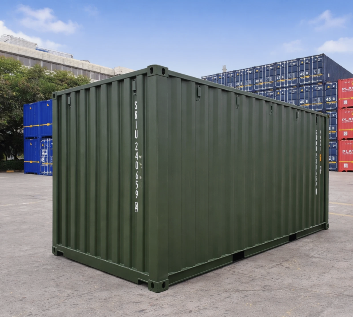 New 20ft One-Trip Shipping Container – Wind & Watertight Steel Storage Unit - Image 9