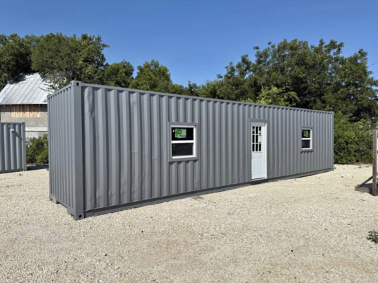 40ft High Cube Shipping Container Workshop – Insulated Steel Workshop with LED Lighting & Generator-Ready Electrical System