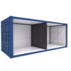 Shipping Container Divider Wall – Heavy-Duty Self Storage Partition System