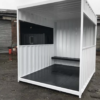 10ft x 8ft Smoking Shelter Shipping Container – Portable, Ventilated & Weather-Resistant Outdoor Shelter