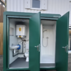 8ft x 5ft Mains Toilet & Shower Cabin – Portable Anti-Vandal Welfare Unit